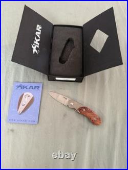 Xikar Elan With Damascus Blade-folding Knife-XI18TDA-BNEW IN BOX