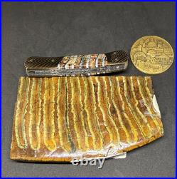 York vivant handmade Damascus Steel W M T pocket Knife CBIT-536