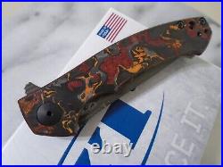 Zero Tolerance Sinkevich KVT Pocket Knife 0450CFDAMS Titanium Damascus CF New